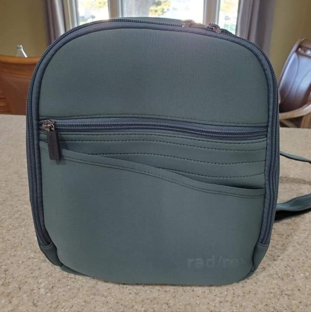 Rad Rev neoprene the one mini backpack in ocean